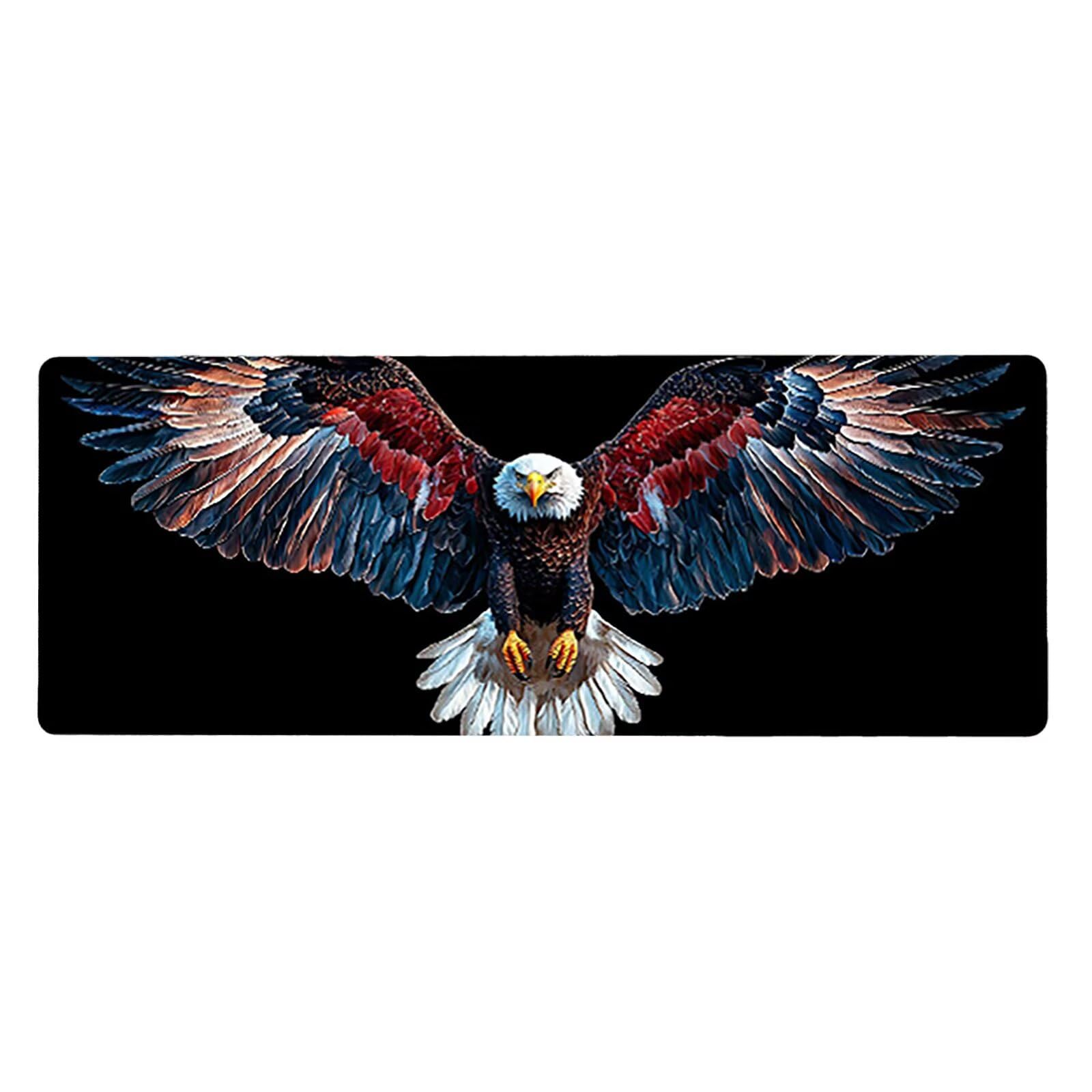 Tappetino Mouse XXL, 90x180cmx3mm, Tappetino per Mouses Gaming, Base in Gomma Antiscivolo, Tastiera Desk Mat, Migliora Precisione e Velocità, Accessori per Ufficio, L' Aquila Gigante D6YY-706