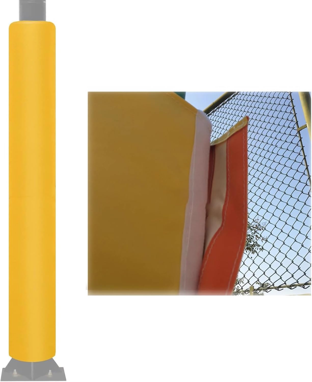 VUIKLCty Reusable Weatherproof Basketball Pole Padding For Player Protection And Safety(Dia 165mm)
