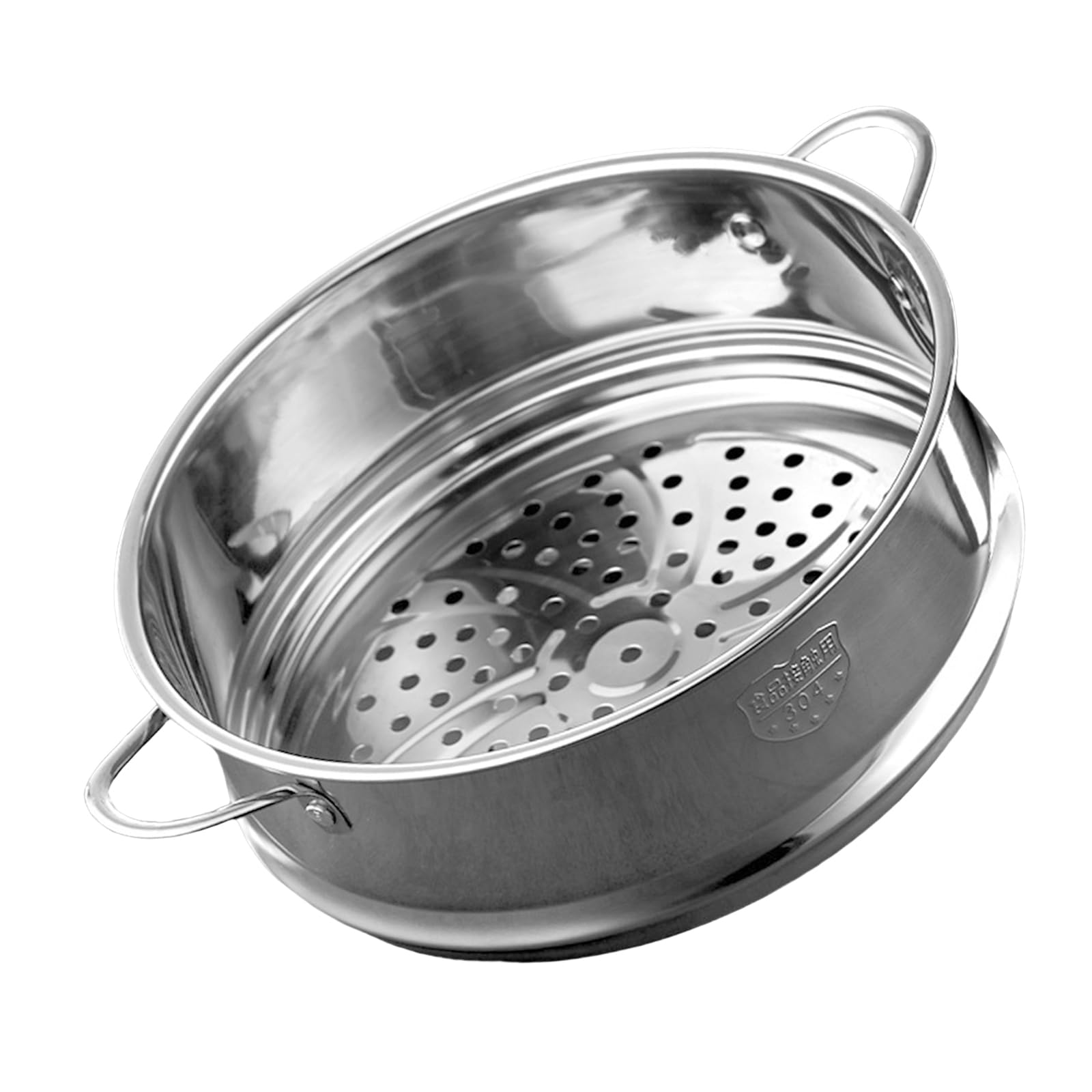 MALSSE 316Stainless Steel Steamers Basket Kitchen Steaming Accessory for Cooking of Vegetables and Traditional Dishes Steamers Basket