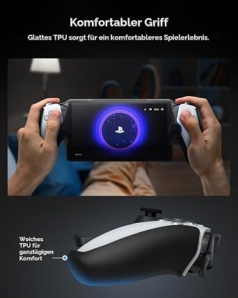 Spigen Thin Fit Case Compatible with Sony PlayStation Portal Remote Player - Black