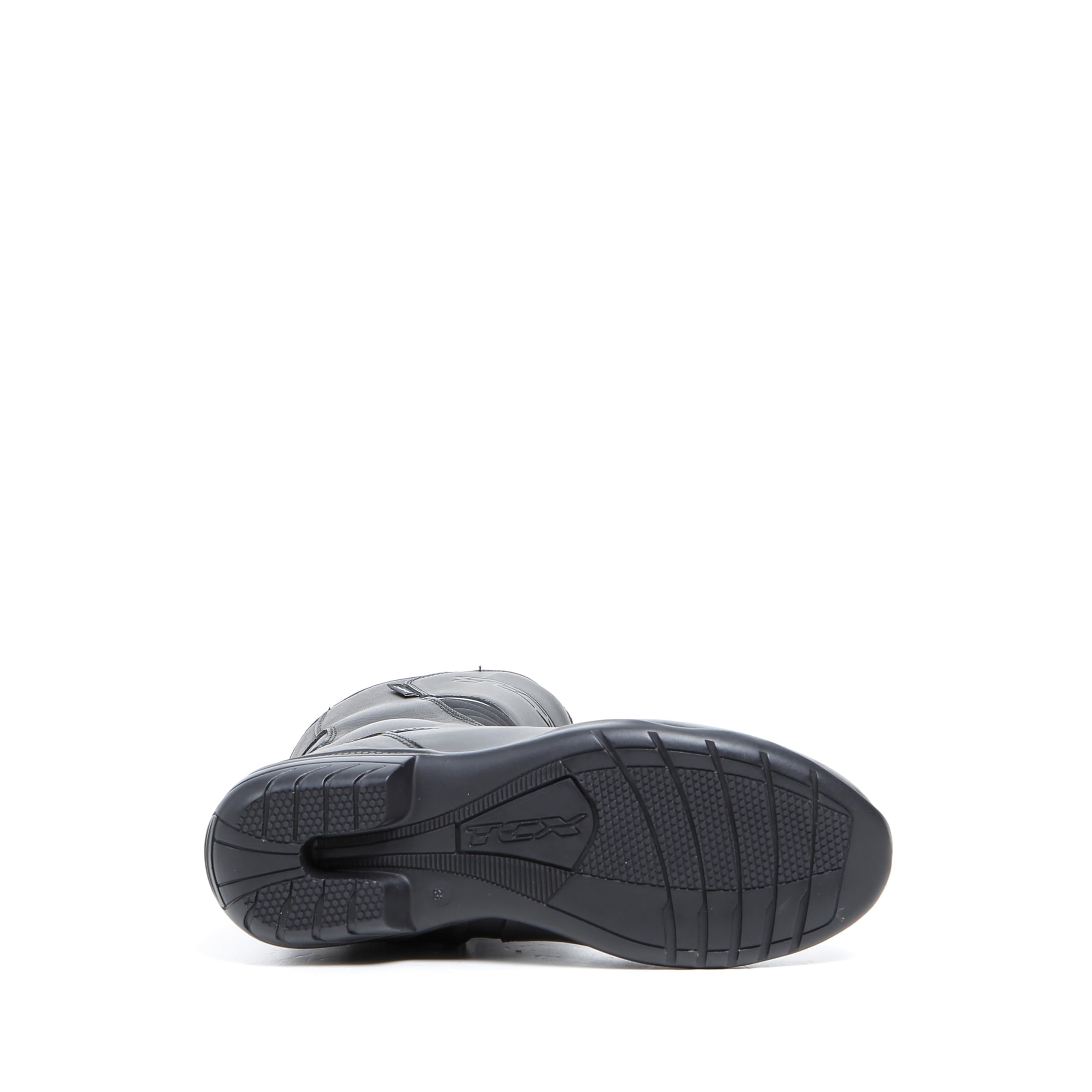 TCX - Lady Aura Plus Waterproof, Stivale da Moto Donna, Stivale Touring da Donna Impermeabile con Membrana T-DRY, Tomaia in Pelle Rifinita, Chiusura con Zip Elastica e Velcro, Nero