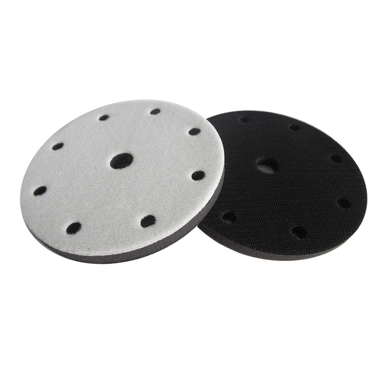 Cepillo de esponja de lija lijado Interfaz suave almohadilla de interfaz de 6 pulgadas de 9 pulgadas de 150 mm de húmedo y bucle de gancho y protección contra la protección de las piezas de la herrami
