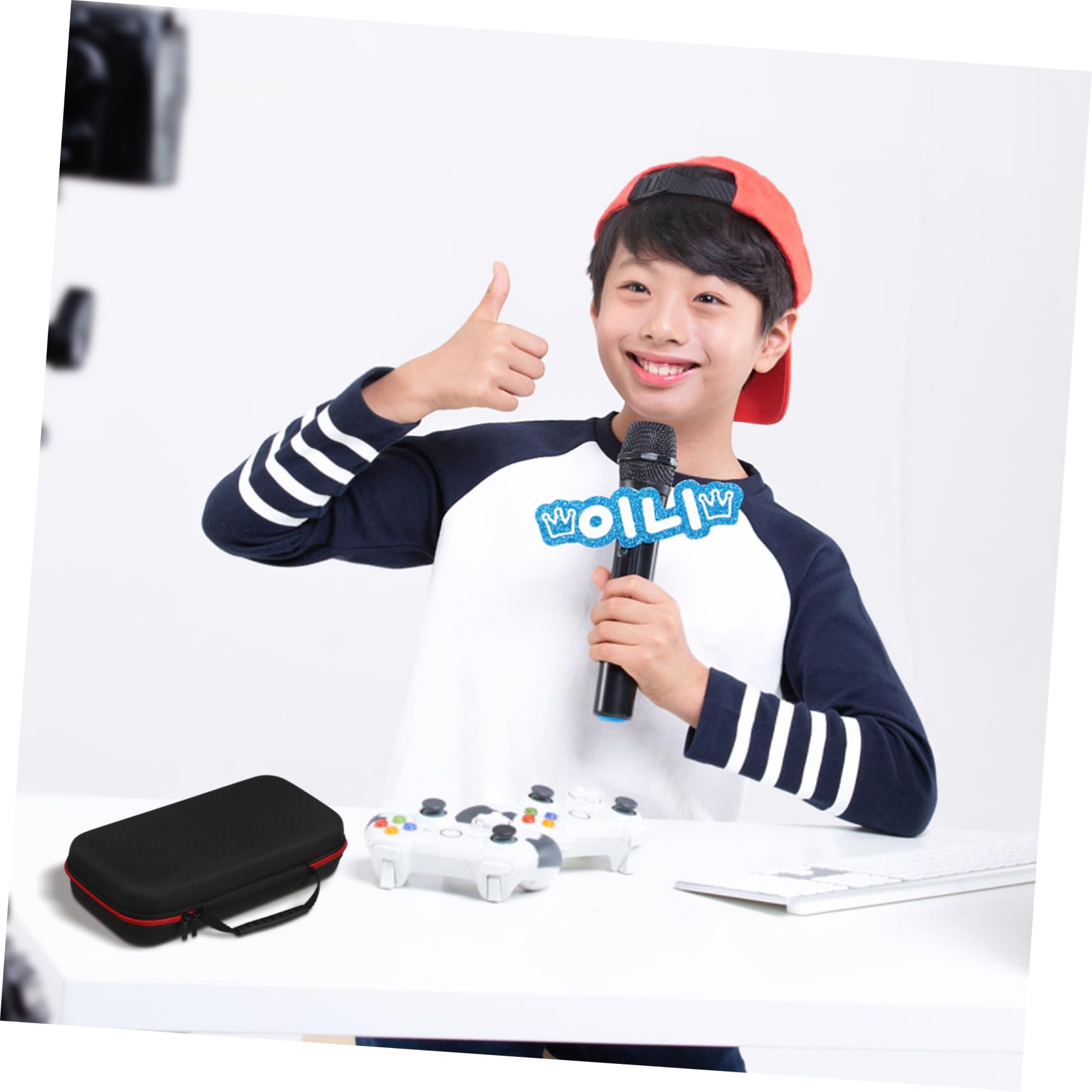 TOYANDONA 4pezzi Borsa Protettiva Per Microfono Cordless Custodia Per Microfono Con Zip Design Doppio Per Trasporto Sicuro e Accesso Rapido Per Eventi e Viaggi