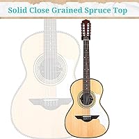 Vista 4 de H. Jimenez LBQ2NCE Bajo Quinto El Musico Series Acústico-Eléctrico No Cortado