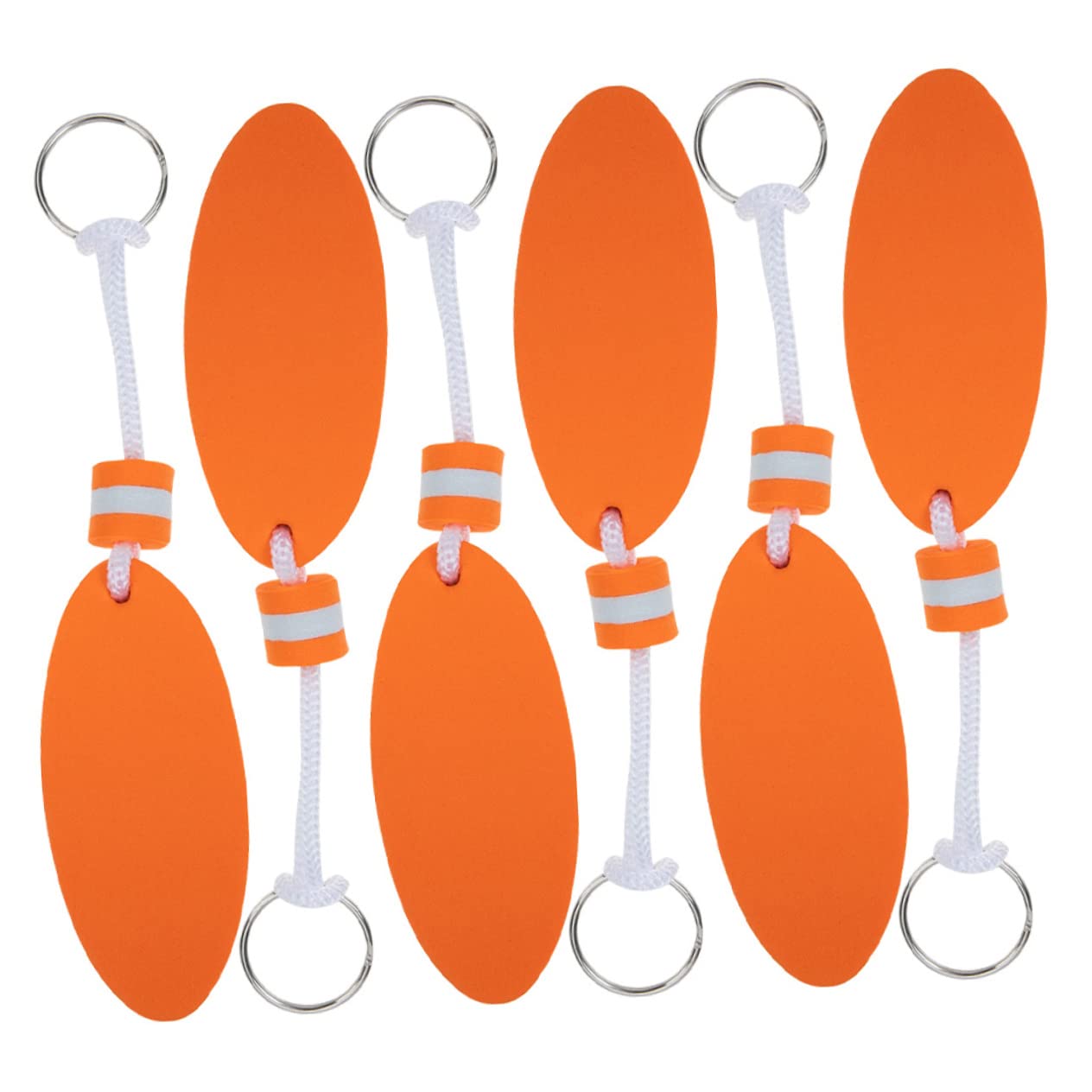 5 Set Di Portachiavi Galleggianti in Materiale Eva Portachiavi Luminosi Per Sport Acquatici Portachiavi Da Viaggio Robusti E Facili Da Trasportare 6 Pezzi * 5