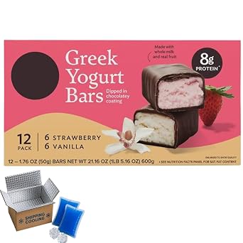 Greek Strawberry and Vanilla Yogurt Bars, 12 pk./1.76 oz