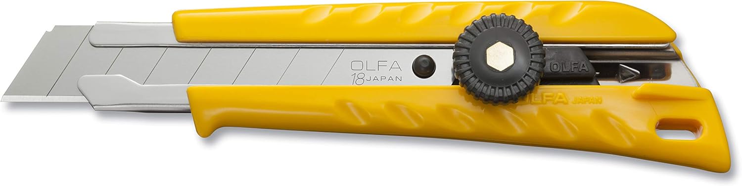 OLFA 18mm Heavy-Duty Ratchet-Lock Utility Knife (L-1)