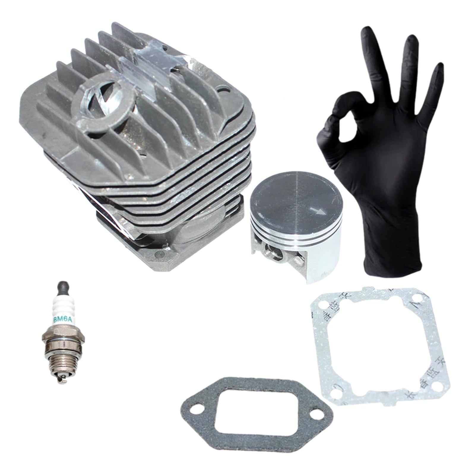 Kit cilindro pistone con perno da 12 mm, for, 044 044c 044w 044r Ms440 Ms440c Ms440d Ms440m Ms440n Ms440r Ms440v Ms440w Ms440z Ricambi per motoseghe