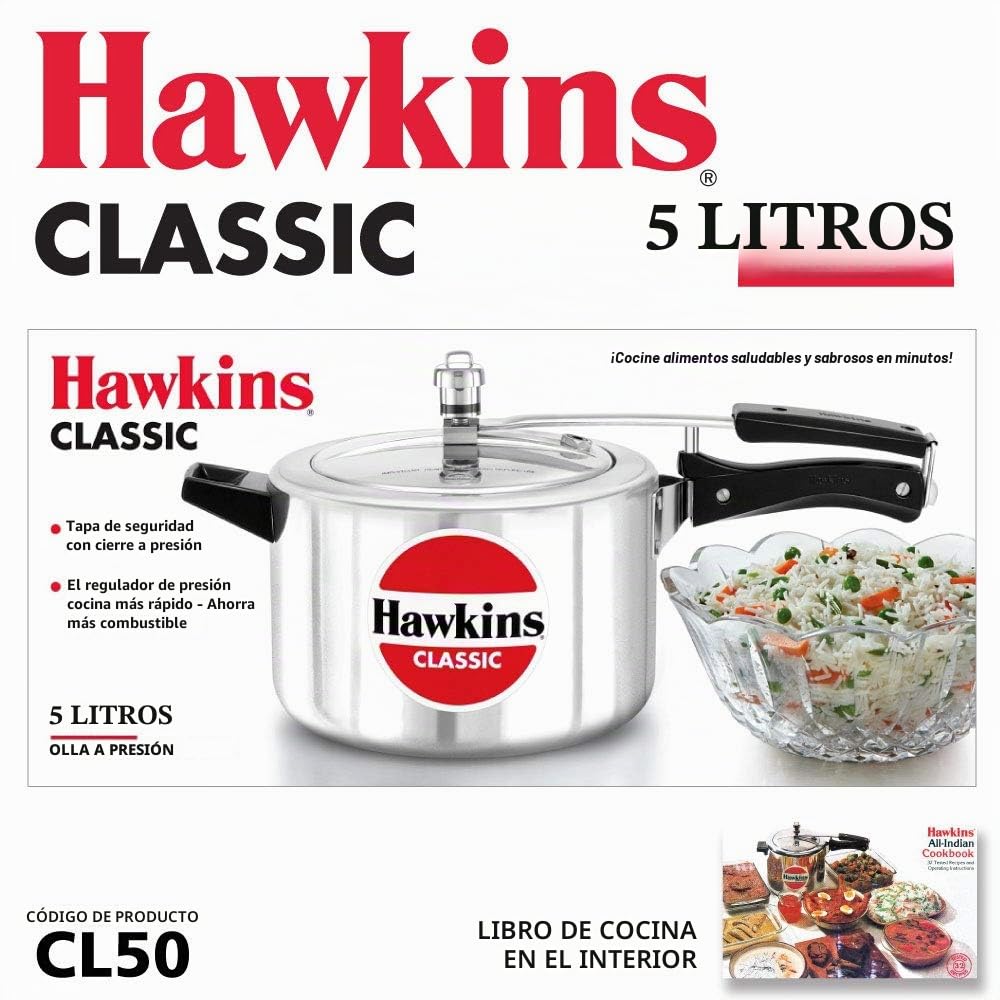Hawkins olla a presión de aluminio, 5 L)