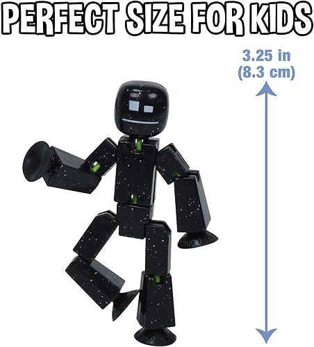 Miniatura 3 de Zing StikBot - Paquete doble, incluye 2 StikBots, figuras de acción coleccionables y accesorios, animación Stop Motion, a partir de 4 años (azul