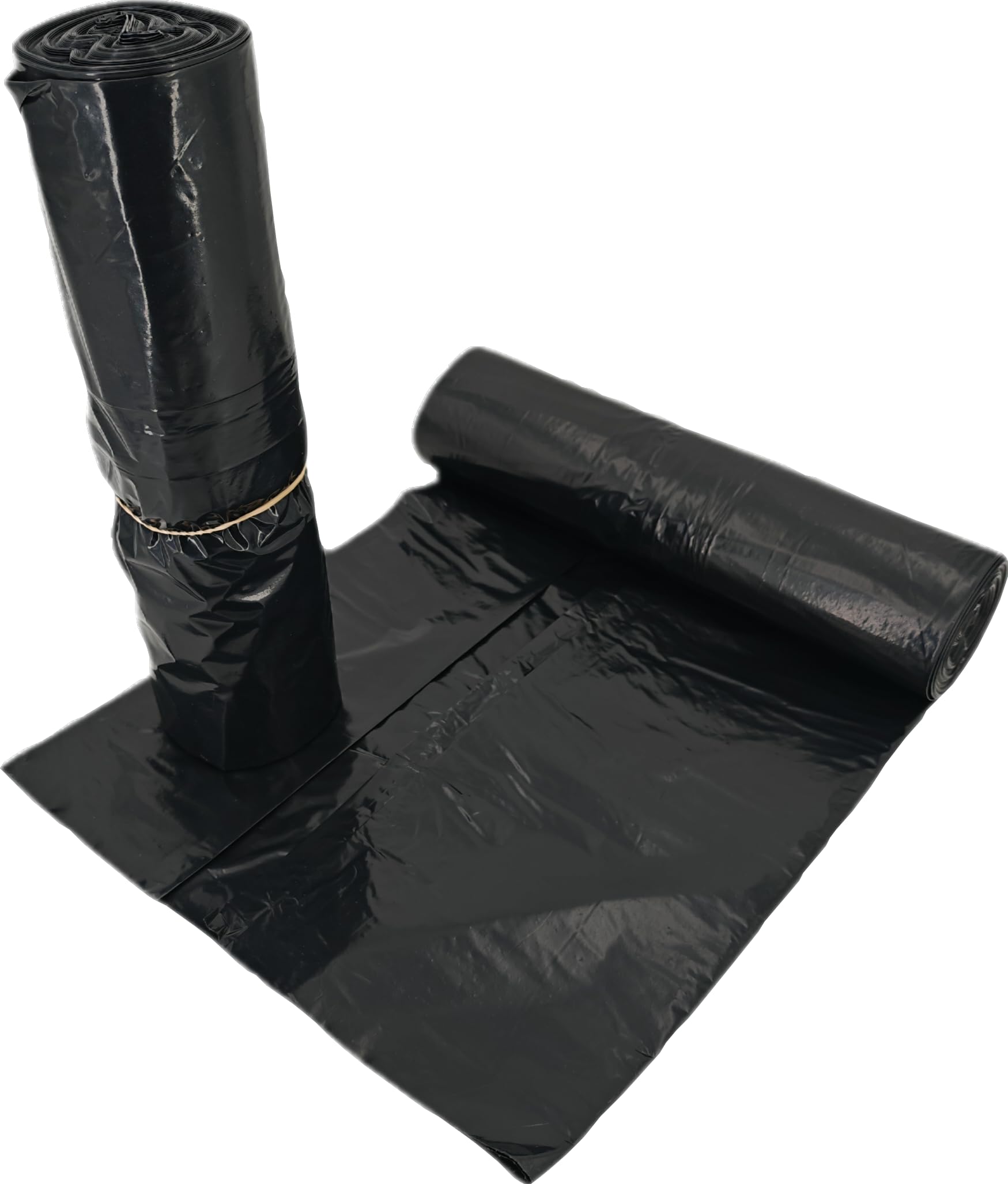 Bolsas de Basura Negras XXL Capacidad 240L – Pack de 15 Rollos (150 Unidades) – Resistentes, Antigoteo y Ecológicas – 115 x 150 cm