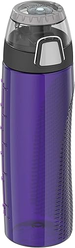 Miniatura 3 de Thermos Botella de hidratación Tritan de 24 onzas con medidor Púrpura