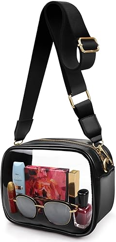 Miniatura 8 de COROMAY Clear Purse TPU Clear Bag Stadium Approved Clear Crossbody Bag