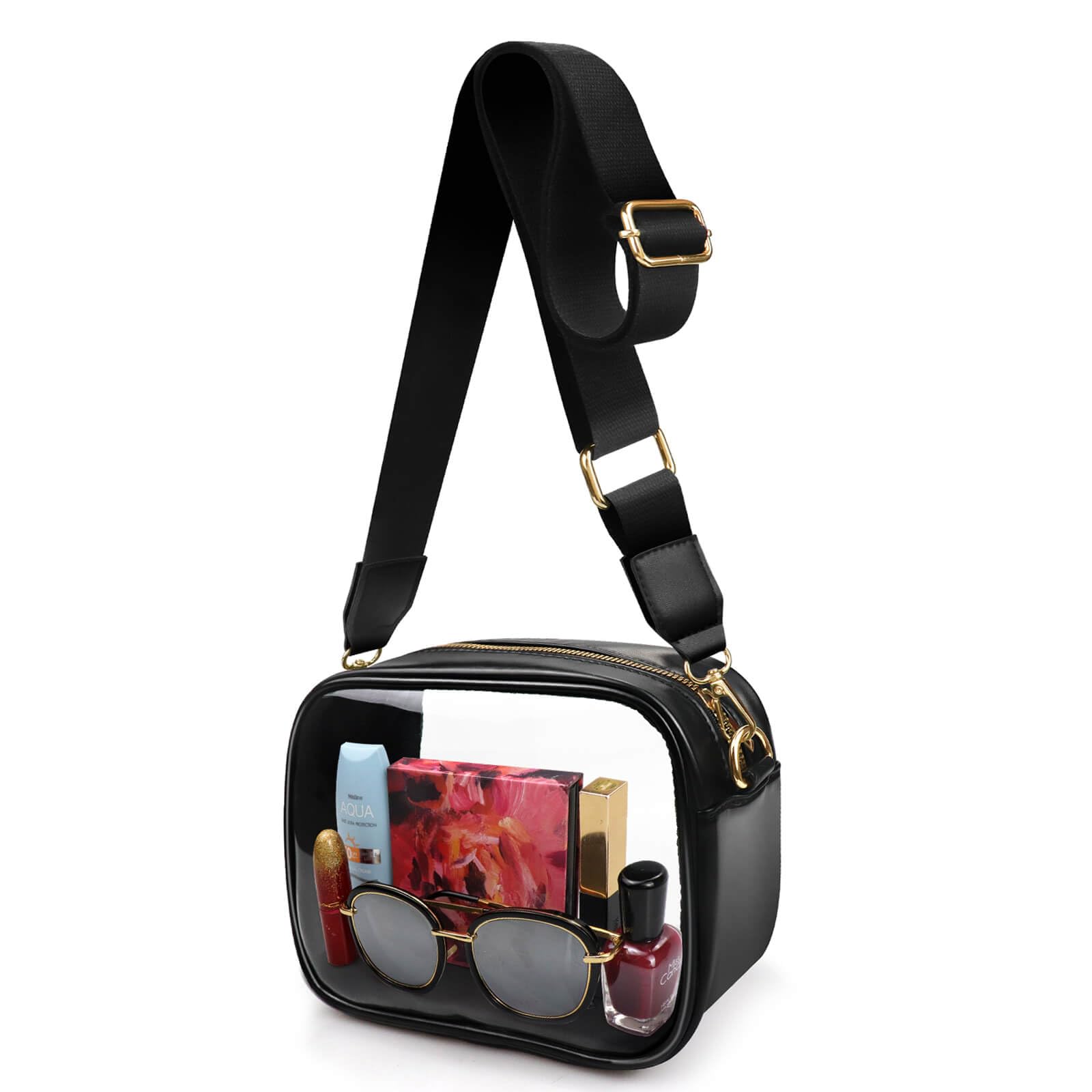COROMAY Clear Purse for Women, Clear Bag Stadium Approved, Transparent Crossbody Bag