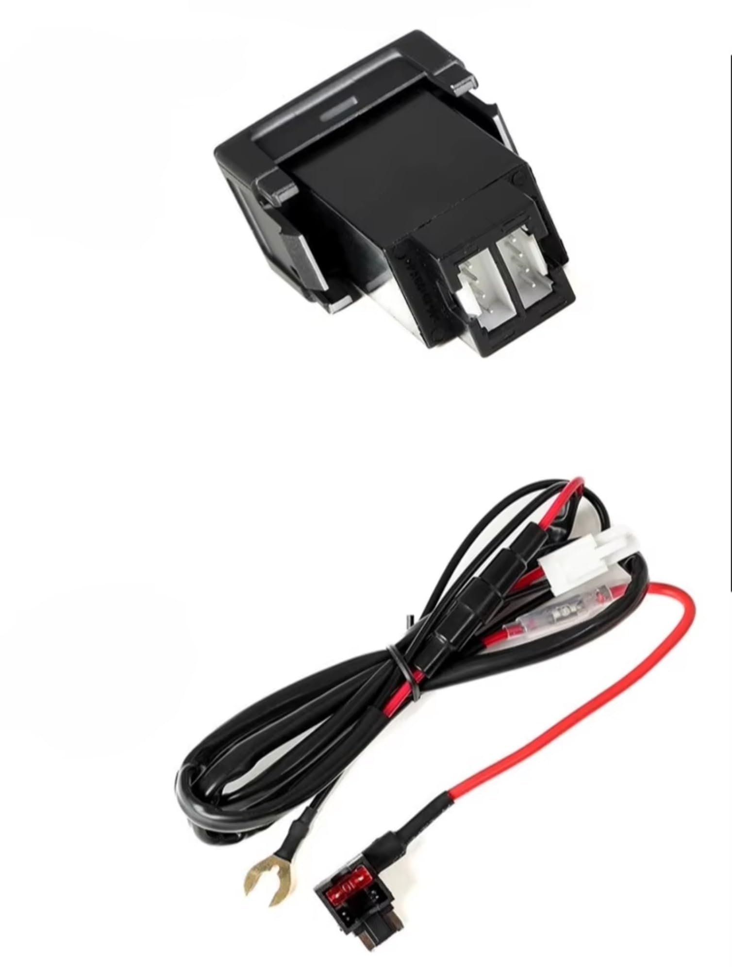 Consola Central Con Puerto USB Compatible Con Crv Para Breeze Para Urv 12V QC3.0 Para Cargador Coche Dual Para Adaptador Carga Teléfono TIPO C Con Cable Puerto USB Coche