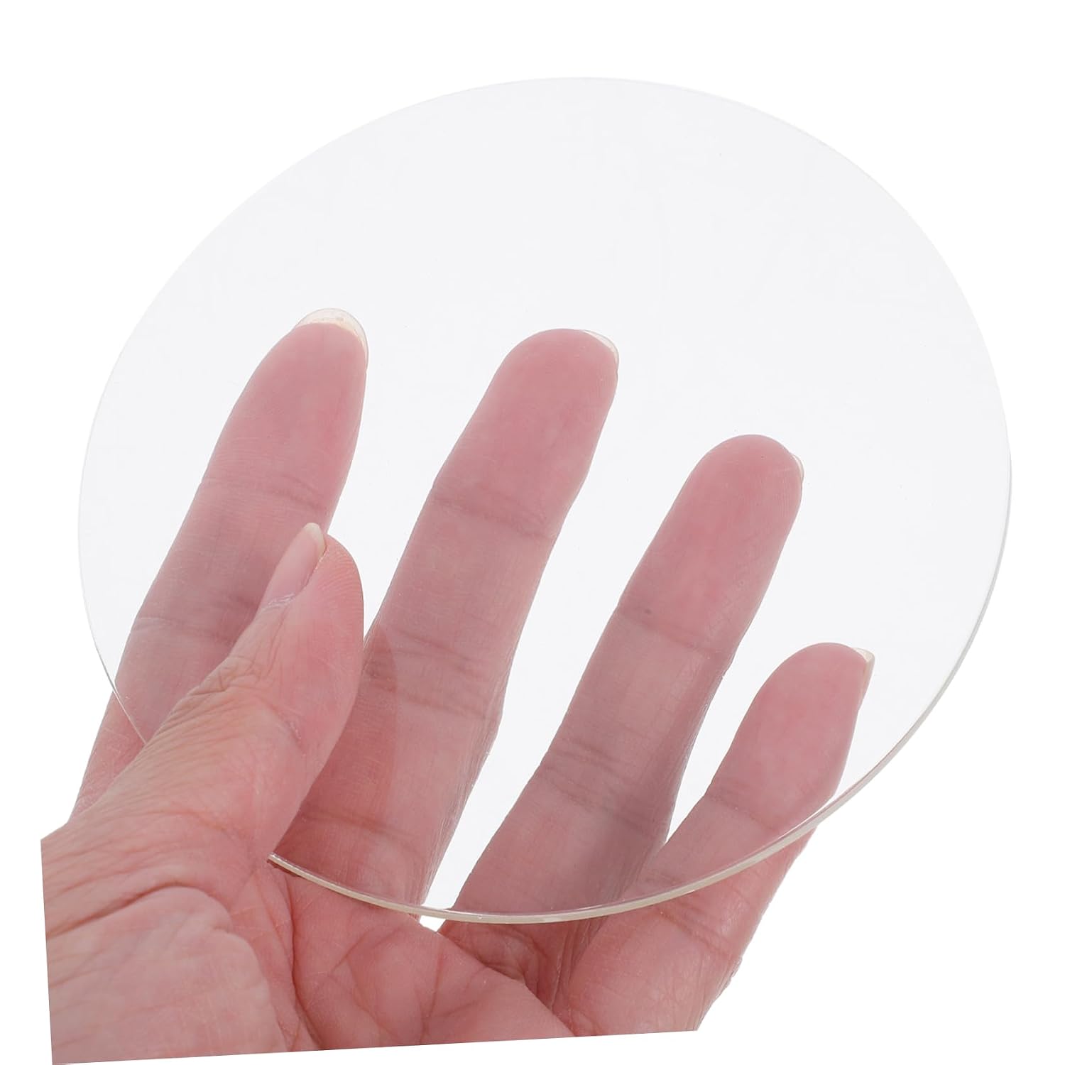 MAGICLULU Acrylic Circle Blanks Round Acrylic Sheets DIY Craft Supplies Plastic Disc Panel Stable Base