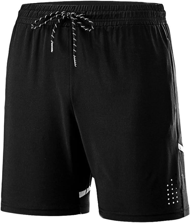 FELiCONSports Shorts Mens Casual Gym Training Fitness Sweat Running Shorts Quick Drying Shorts for Men with Drawstring Stretch Waist