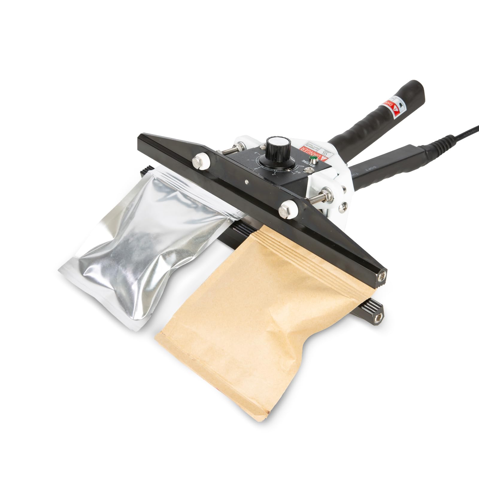 Portable Hand Held Heat Sealer Machine-R-PACK FKR-300, 12 Inches, For Foil Bag, Kraft Bag, Mylar Bags