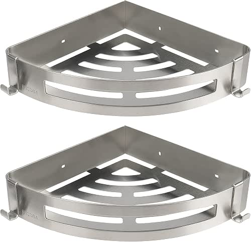 NearMoon Bathroom Shower Caddy 2 Pack, 304 Stainless Steel Shower