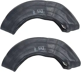 Pneu off-road 8,5 x 3,0 e tubo interno curvo de 90 graus correspondente para scooter Kukirin G2 Pro 134 mm diâmetro interno estrutura de borracha