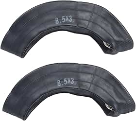 Pneu off-road 8,5 x 3,0 e tubo interno curvo de 90 graus correspondente para scooter Kukirin G2 Pro 134 mm diâmetro interno estrutura de borracha