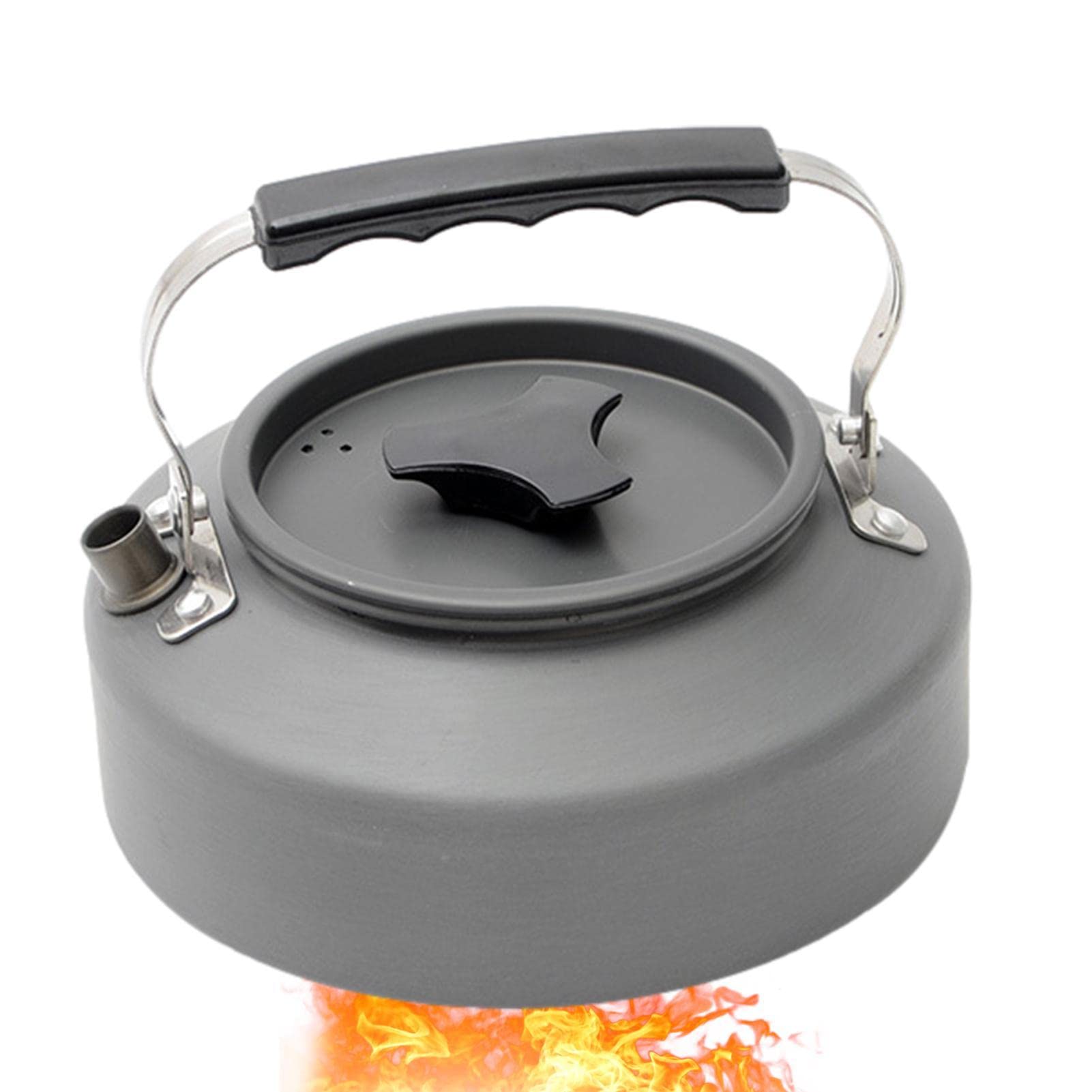 Bexdug Camping Kettle Quick Heat,Outdoor Hiking Kettle Pot | Portable Camping Kettle for Hiking Camping Picnic Outdoor Gear