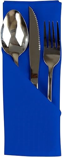 Miniatura 4 de GEFEII Mantel de cocina redondo de 90 pulgadas, mantel de poliéster azul real sólido para boda, fiesta, restaurante, banquete, comedor, bufé,