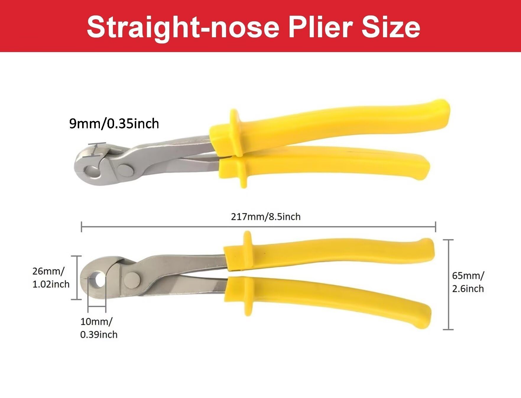 2 Pack J-Clip Pliers for Cage Gabions, Fencing Making or Reparing - Image 2