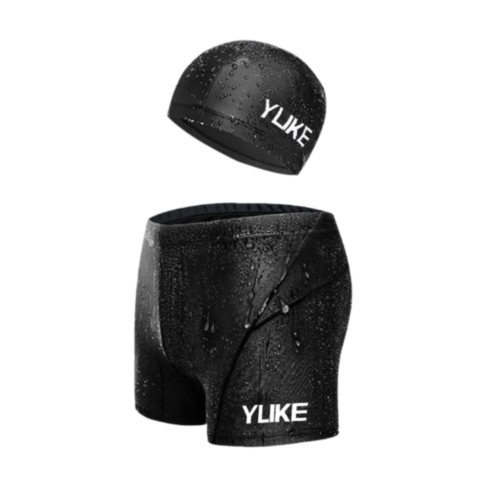 Mens Swim Trunk Bathing Suit Swimming Swimsuit with Swimming Cap Swim Shorts L|Clothing Shoes & Accessories | Mens Clothing | Swimwear-image-36