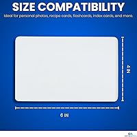 Vista 3 de 1InTheOffice Bolsas de laminación térmica 4x6, bolsa de laminación fotográfica 4x6, 5 mil de grosor, 25/paquete