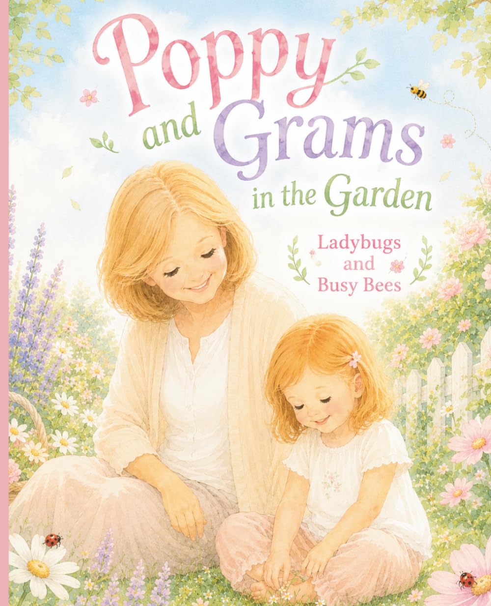 Poppy and Grams in the Garden: Ladybugs and Busy Bees
