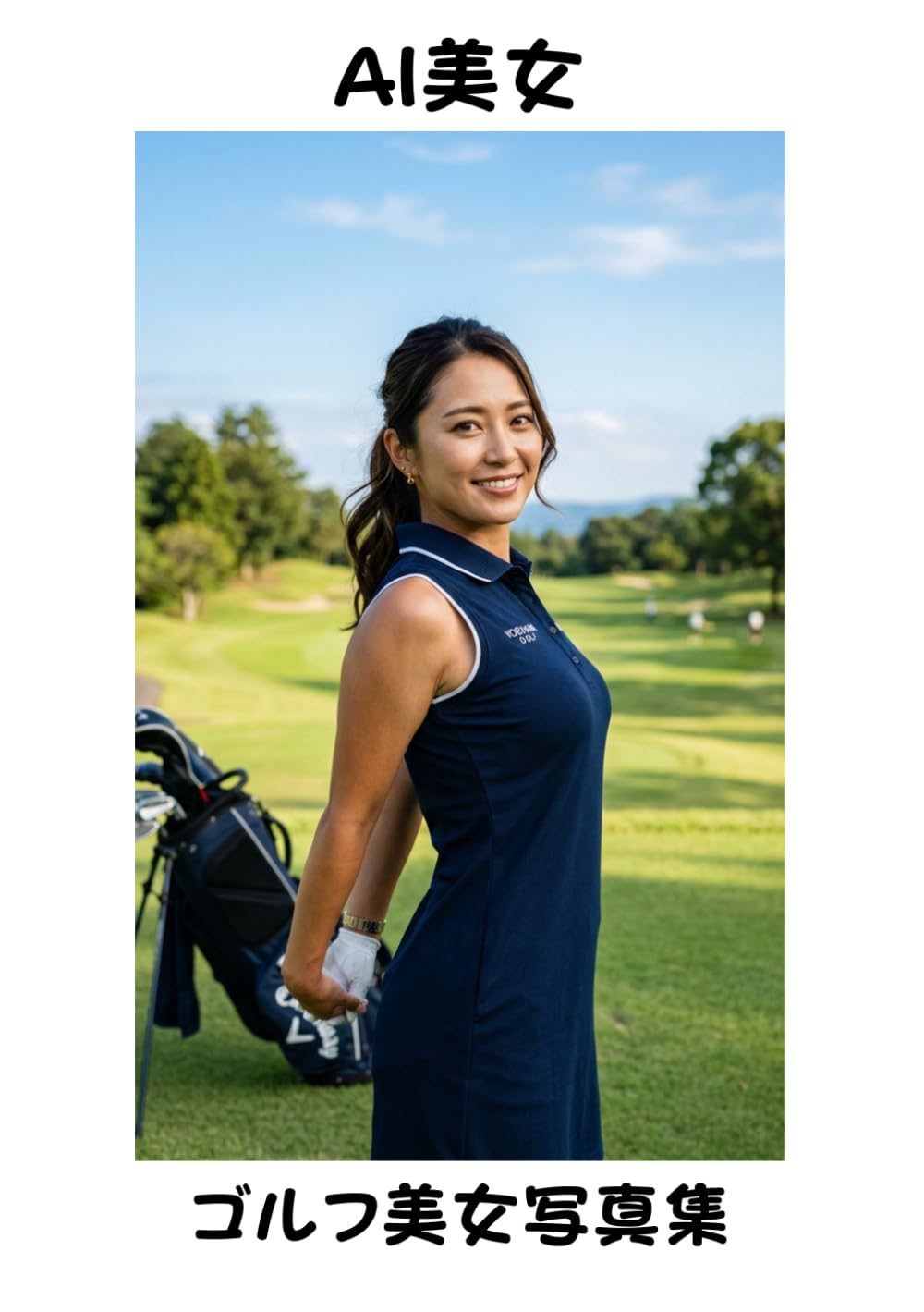 【AI美女】高原リゾートのゴルフ美女写真集