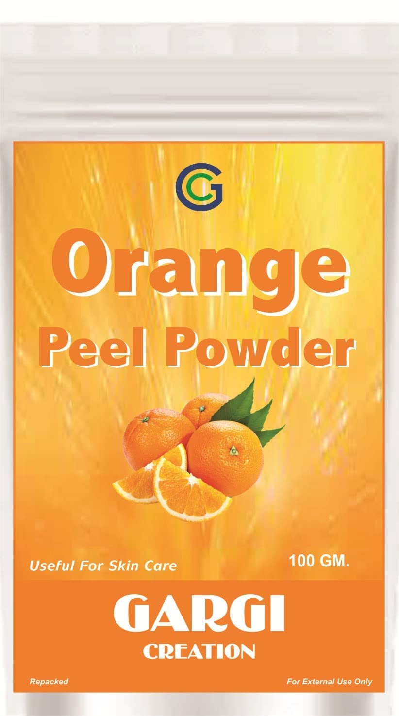 gargi Creation Orange Peel Powder for Skin Care Pack of 100 Grams.