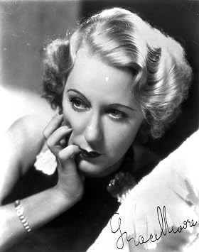 Grace Moore Leaning Pose with Signature Photo Print 8 x 10