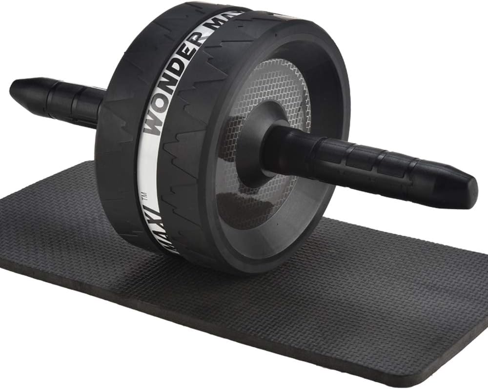 Ab Roller Wheel, Abs Workout Equipment for Abdominal & Core Strength Training, Exercise Wheels for Home Gym Fitness, Ab Machine with Knee Pad Accessories