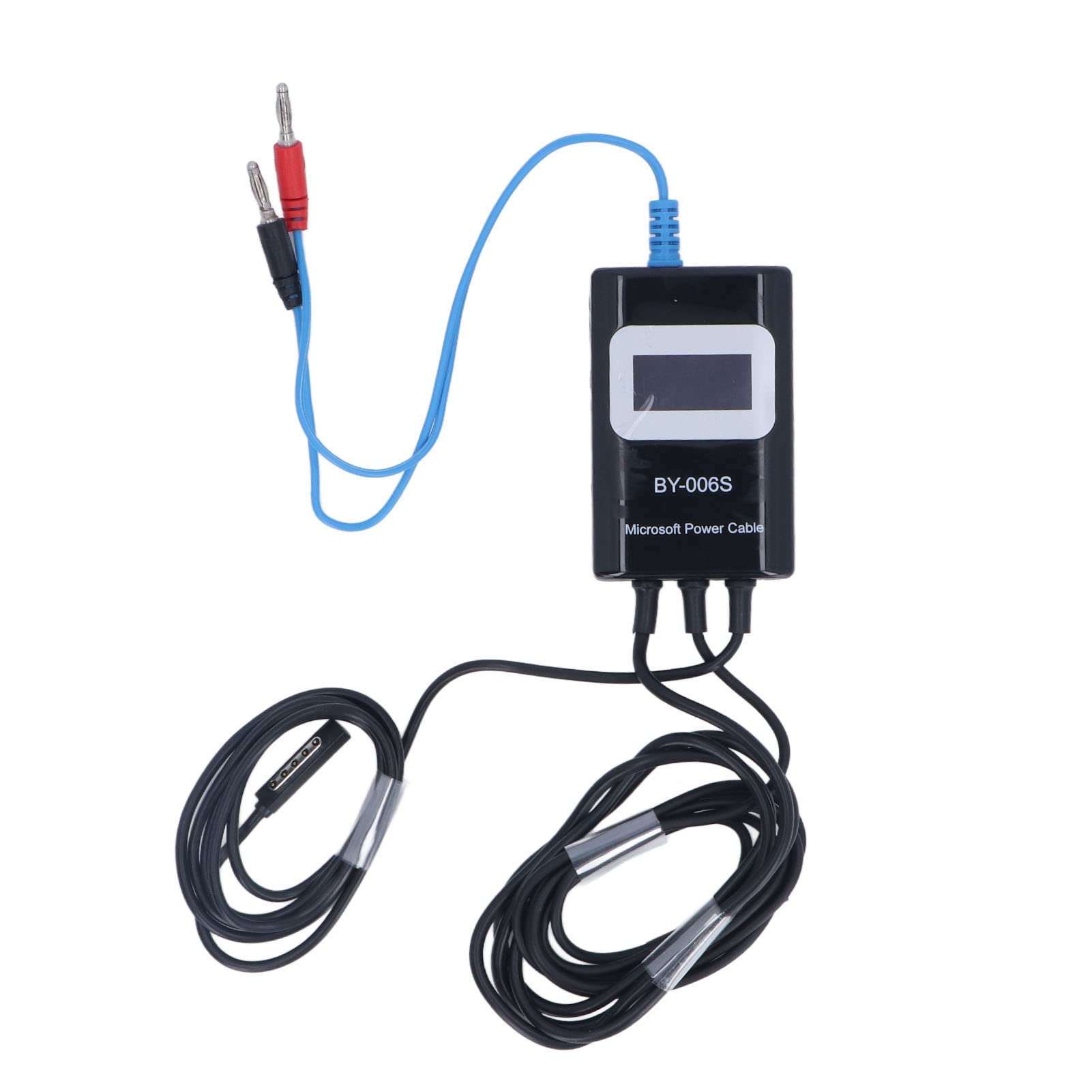 Cocoarm Kabel Rozruchowy z Tworzywa ABS PU, Czerwona miedź Kabel Sterujący Rozruchem z Wyświetlaczem LED Wyjście 2 do 3 urządzeń Wykrywanie Usterek Płyty Głównej w Celu Naprawy Tabletów