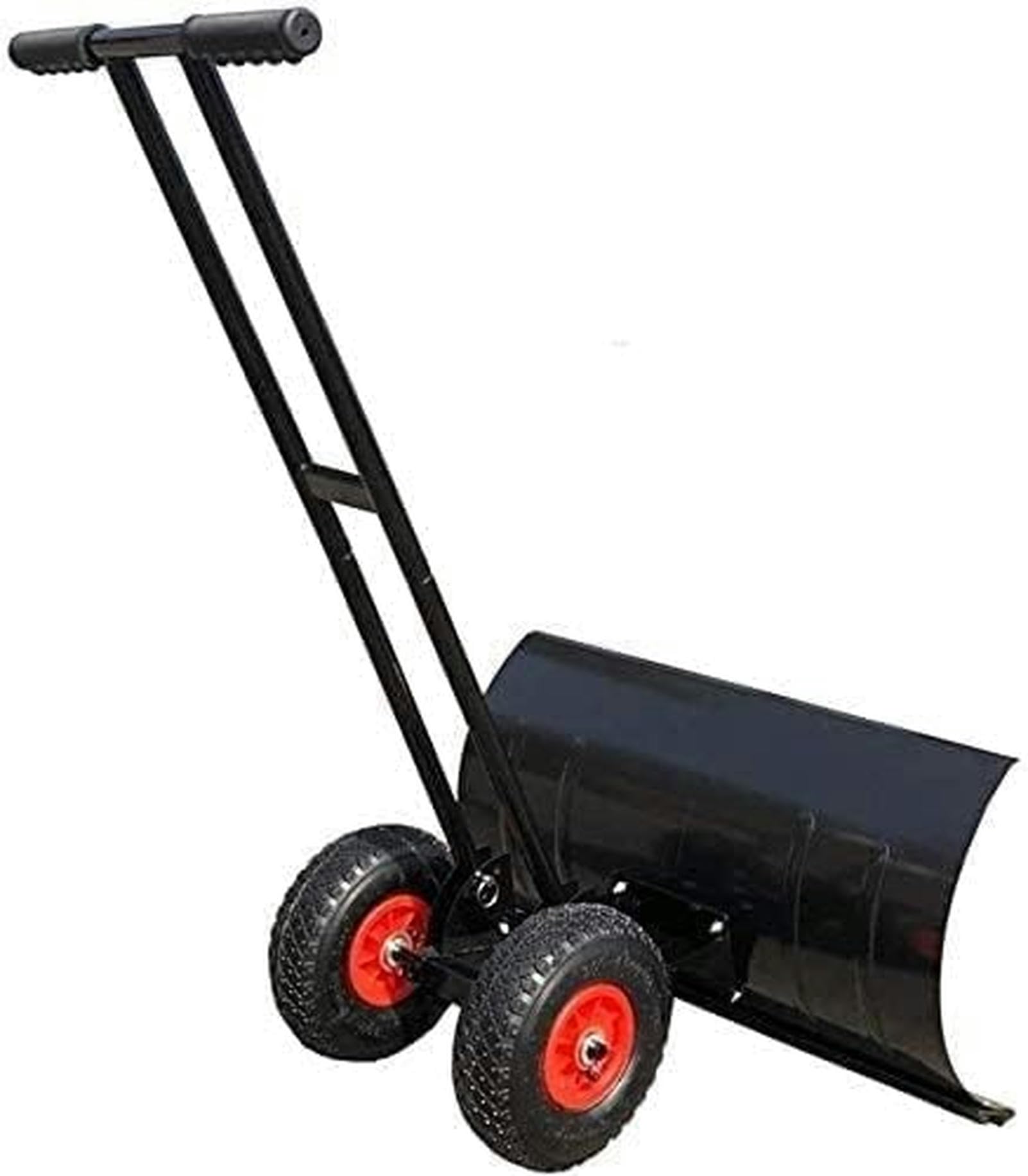 Łopata do śniegu Rolling Snow Pusher| Wytrzymały i wydajny pług do śniegu odpowiedni do odśnieżania podjazdów lub chodników