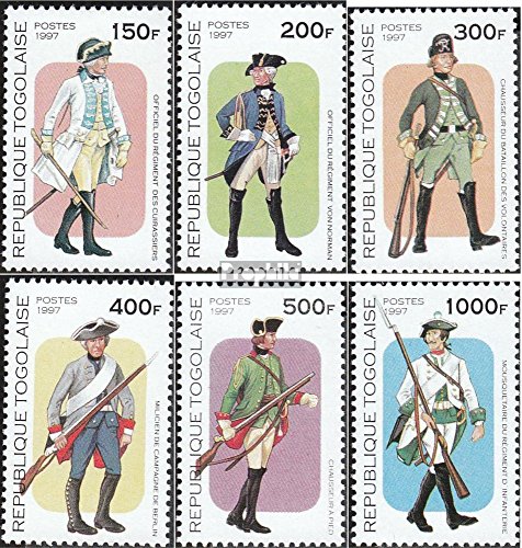 Prophila Collection Togo 2551-2556 (Completa Edizione) 1997 Militari Uniformi (Francobolli per i Collezionisti) Militare