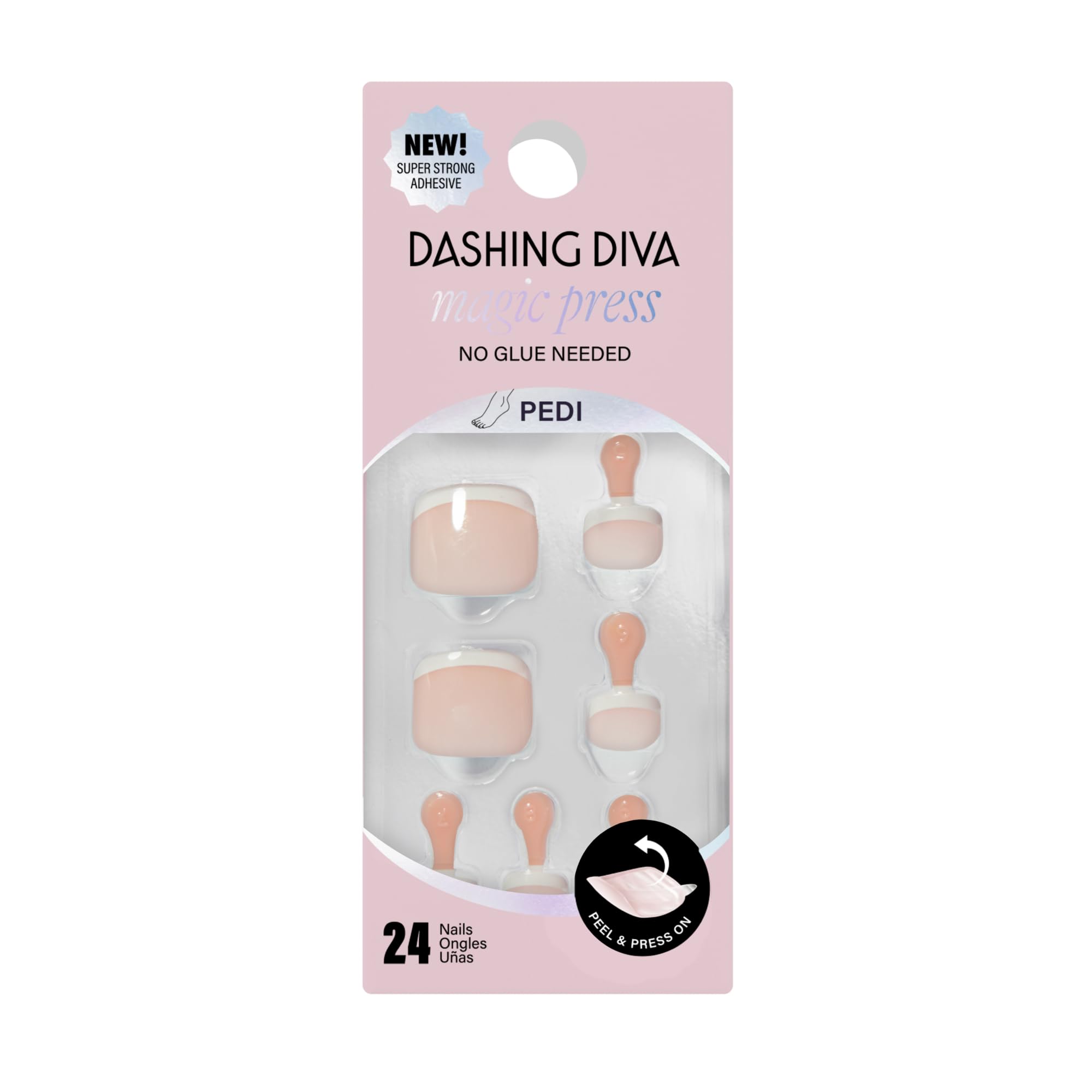 Amazon.com: Dashing Diva Magic Press Pedicure Set - Fit For A