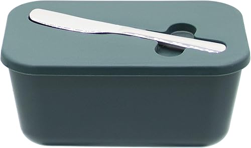 LERIYUFS Plastic Butter Dish with Lid for Countertop, Large Butter Container, Bu