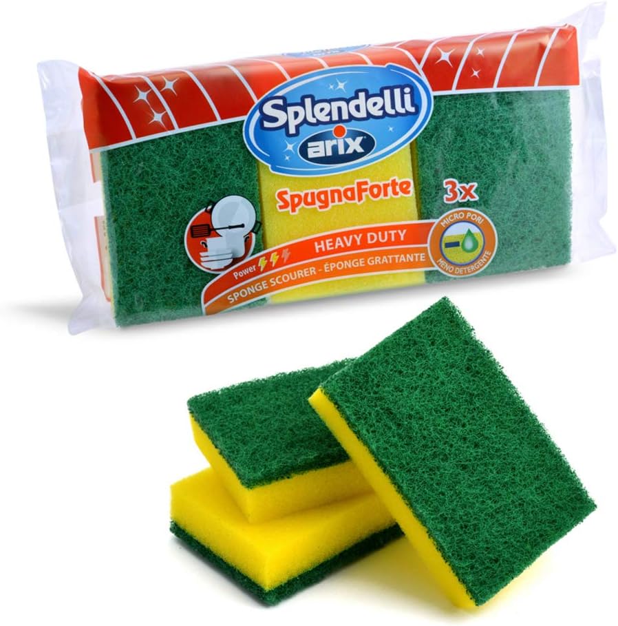 ARIX Synthetic Sponge Small 3PCS 127: Heavy-Duty Cleaning Made Easy