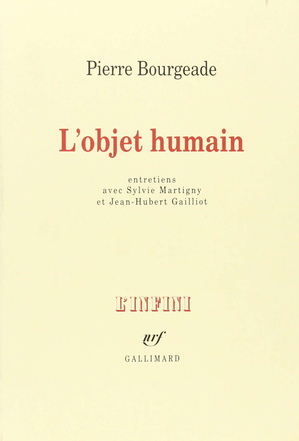 L'Objet humain