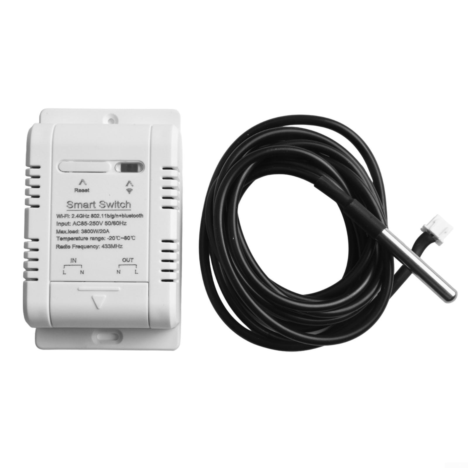 Entretien absorbant compatible 16A à 20A RF433 avec fil de 2m pour maison