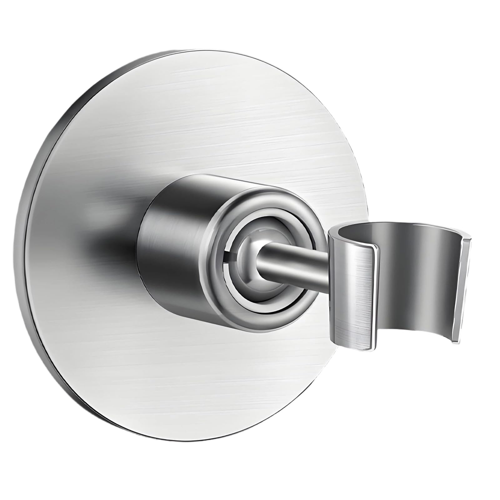 Limtula Round Rotating Metal Wall Fixing Shower Head Holder Wall Mount Head Bracket With Mostly Home Handheld Showerheads Rustproof Bracket