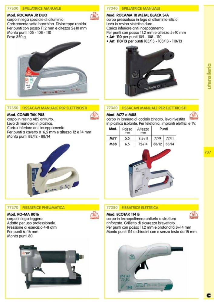 1 PZ SPILLATRICE ROCAMA 10 SA MOD.105-108-110 Nextradeitalia