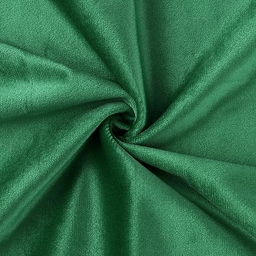 Uxcell Pack of 2 Decorative Velvet Cushion Covers Home Decor Solid Pillow Cover for Couch Sofa Living Room Green 45 x 45 CM - Image 3