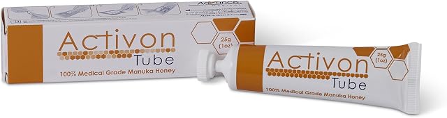ActivOn Medical Classe 100 pour cent Manuka Honey Gel Tube guérison naturelle des plaies,1 Ounce (paquet 1)