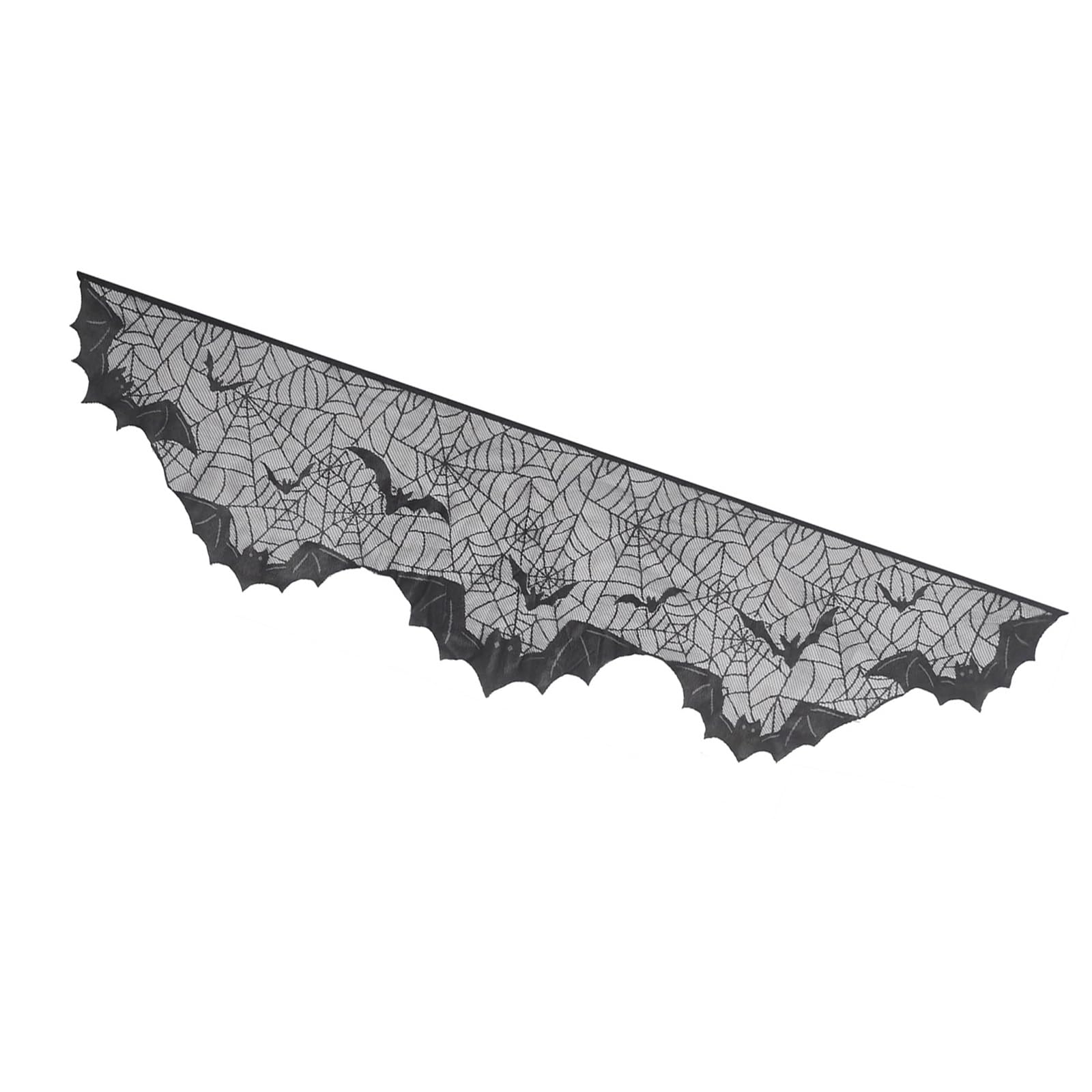 Buxuaaaa Halloween Party Mantel Scarf Web Table Runner Tablecloth for a Memorable Event Halloween Party Decoration Decoration