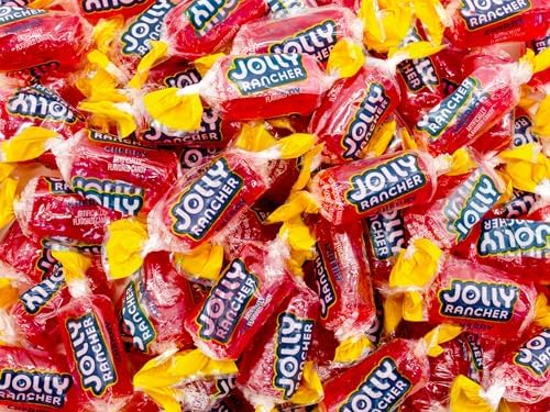 CHERRY Hard Candy Original Flavor 1 lb โ Bulk Bag, Individually Wrapped (74 Pieces)