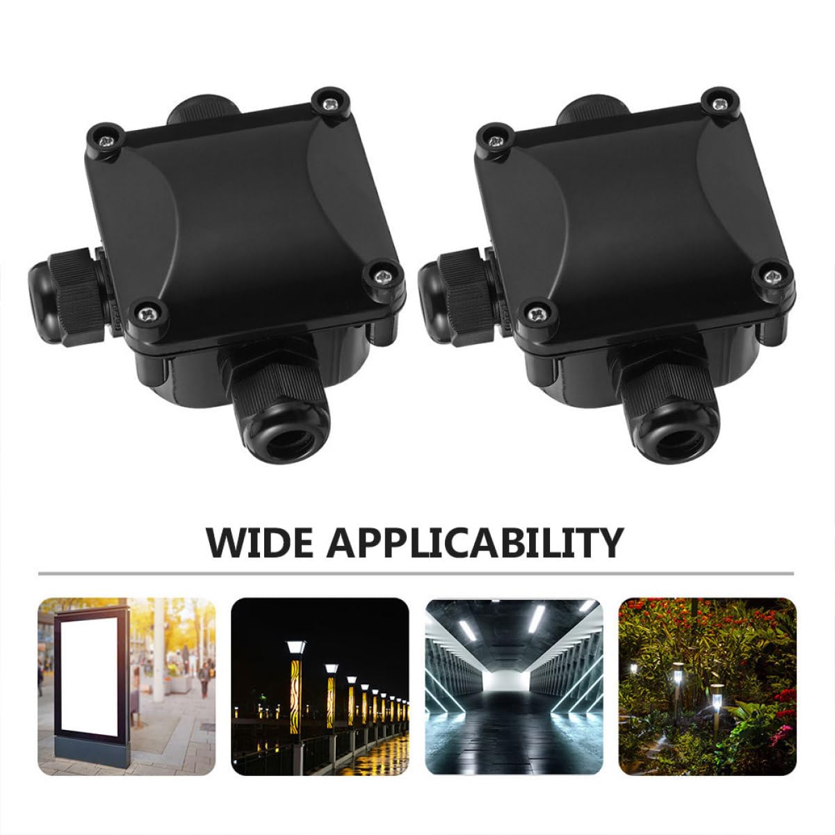 MAGICLULU 5 Sätze Wasserdichte Abzweigdose Kabelverbindung Für Außenbereiche Wetterfest Geeignet Für Mm² Kabeldurchmesser Für Beleuchtungsprojekte 2 Stück * 5